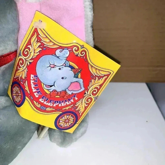 Vintage Circus Pals On Parade "Ellie Elephant" Plush only NO SOUND 1994 Metacom - Picture 7 of 8